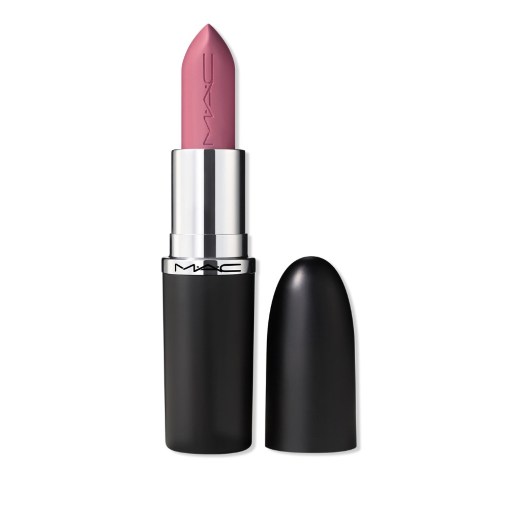 M•A•Cximal Sleek Satin Lipstick in Pink Peppermint (Dusty Lavender)
